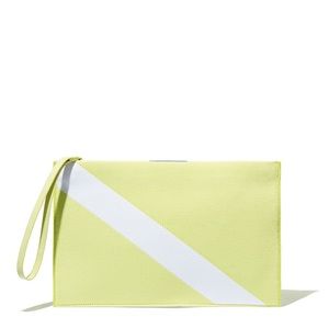 NWOT Rothys Neon Spring Green Clutch